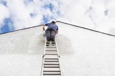Peinture extérieure au Neufbourg — façades et ravalement